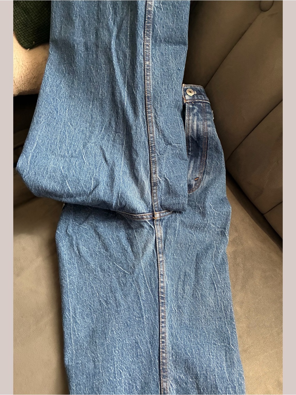 Abercrombie & Fitch 90s relaxed jean high-rise blue 30/10r women’s denim classic - Picture 12 of 16